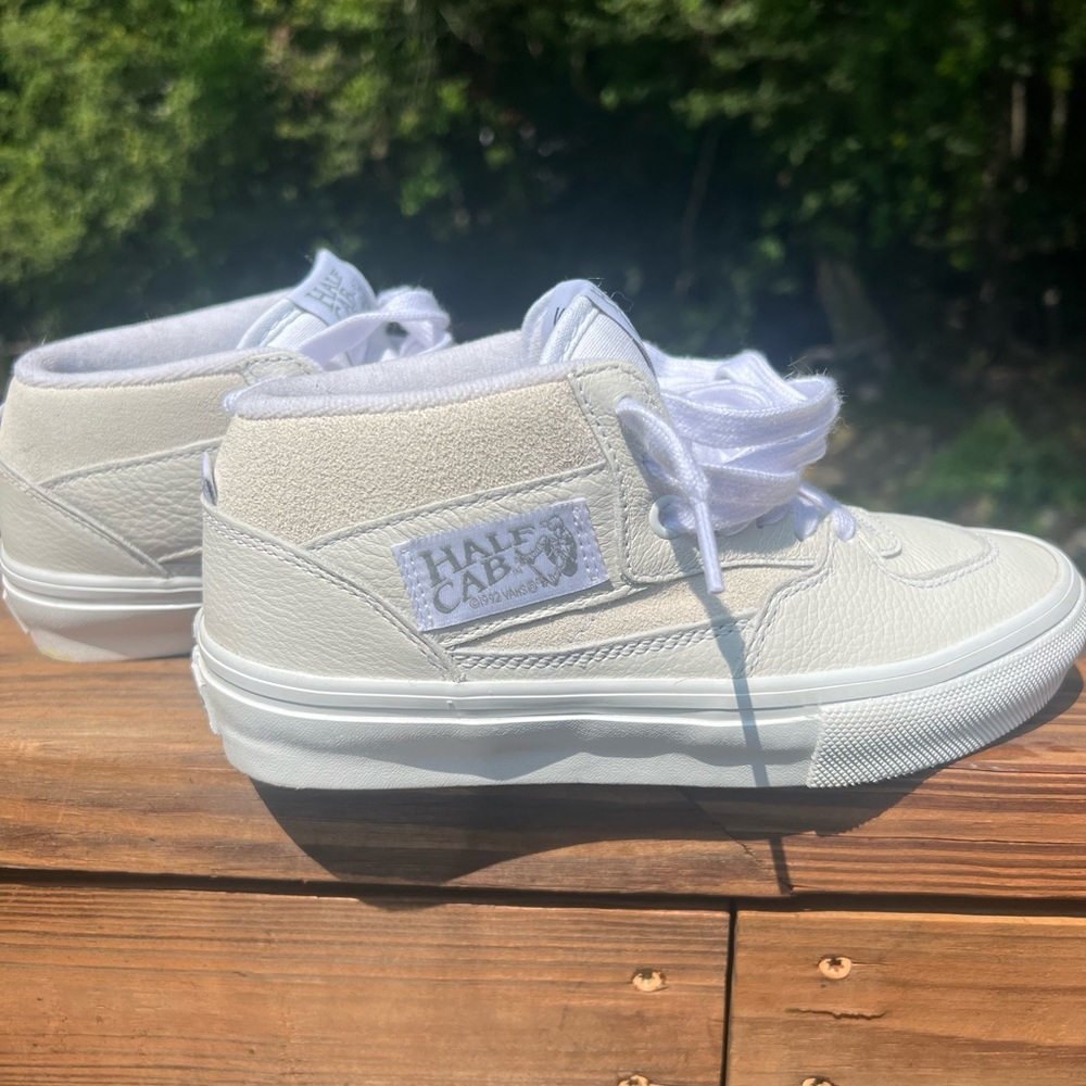 Vans Kids White Mid-Top Sneakers
